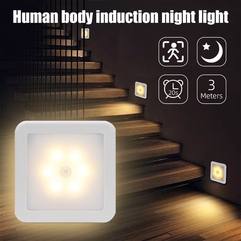 Đèn LED cảm biến chuyển động không dây gắn tường/ cầu thang/ phòng ngủ