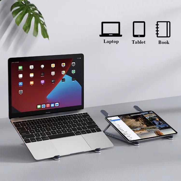 Giá đỡ LAPTOP, MACBOOK, IPAD bằng nhôm có thể điều chỉnh được độ cao