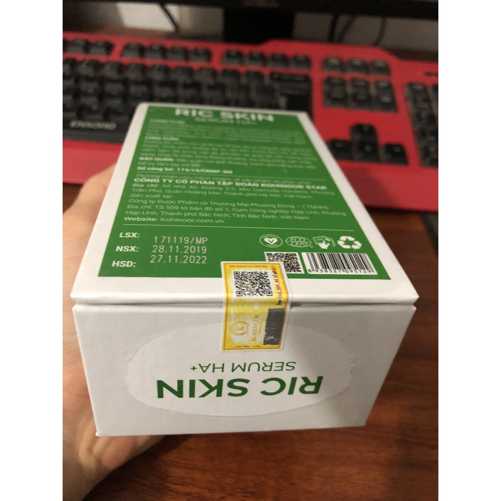 Combo Serum Ric Skin + Sữa rửa mặt Wash Foam KOHINOOR | BigBuy360 - bigbuy360.vn