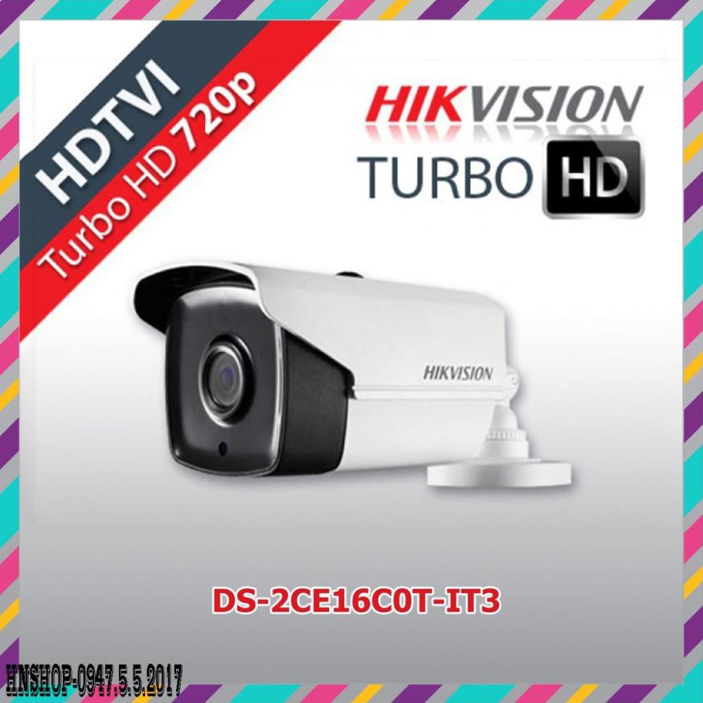 {Giảm Giá} Camera Thân HDTVI HIKVISION DS-2CE16C0T-IT3 Chính Hãng