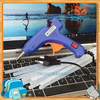 🔰 súng bắn keo nến nhỏ 20w và 10 keo dài 28cm✅