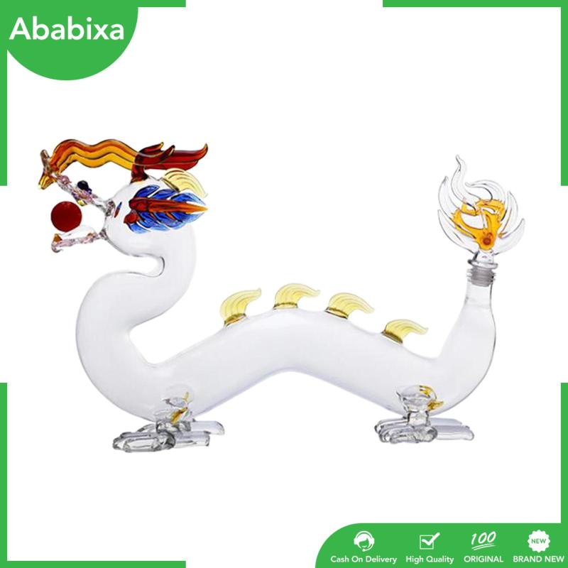 Bình Thủy Tinh Đựng Rượu Thiết Kế Hình Rồng Độc Đáo Trang Trí Nhà Cửa