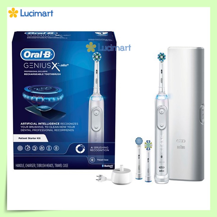 Bàn chải đánh răng điện Oral-B Genius X Rechargeable Toothbrush [Hàng Đức]
