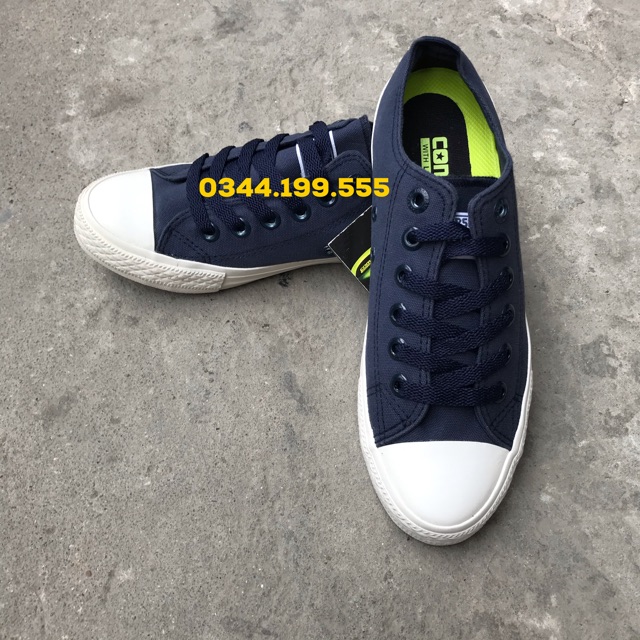 🔥[GÓC THANH LÝ] Giày Thời Trang Classic Cổ Thấp Nam Nữ Màu Navy