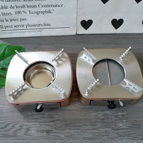 Bếp cồn có ngăn kéo dùng để đi du lịch màu vàng hồng✔✔✔HÀNG CÓ SẴN✔✔✔Tiện dụng-An toàn