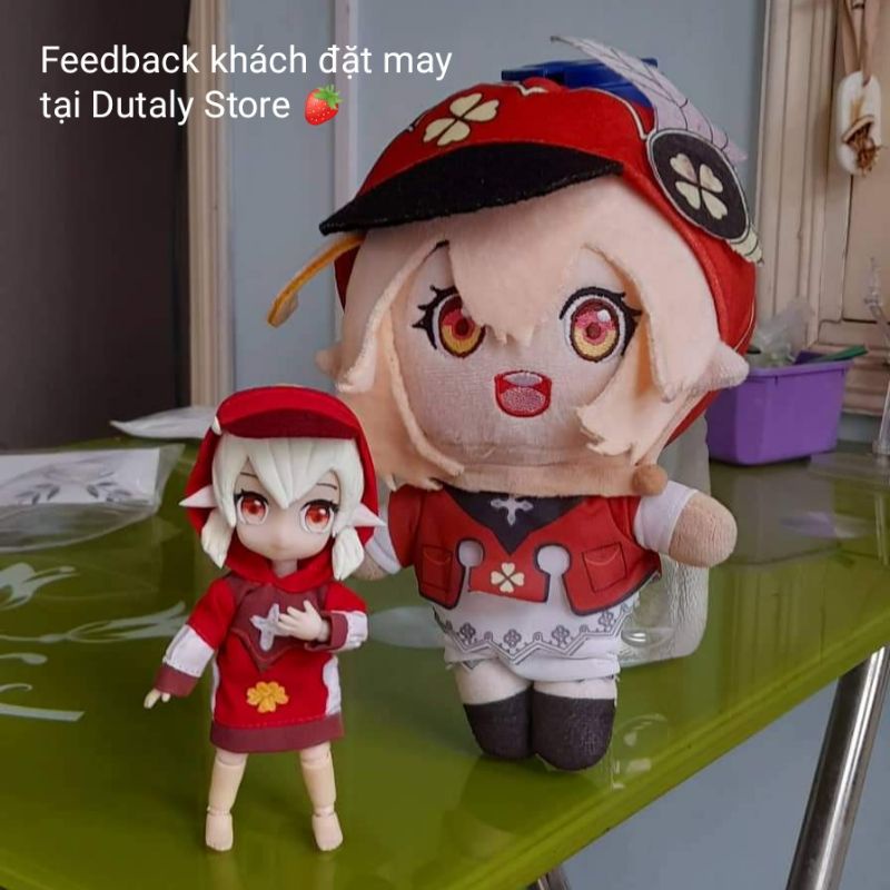 Ob11 - Set 59 bộ cosplay Klee dành cho búp bê nendoll, ddf, ymy, UFdoll