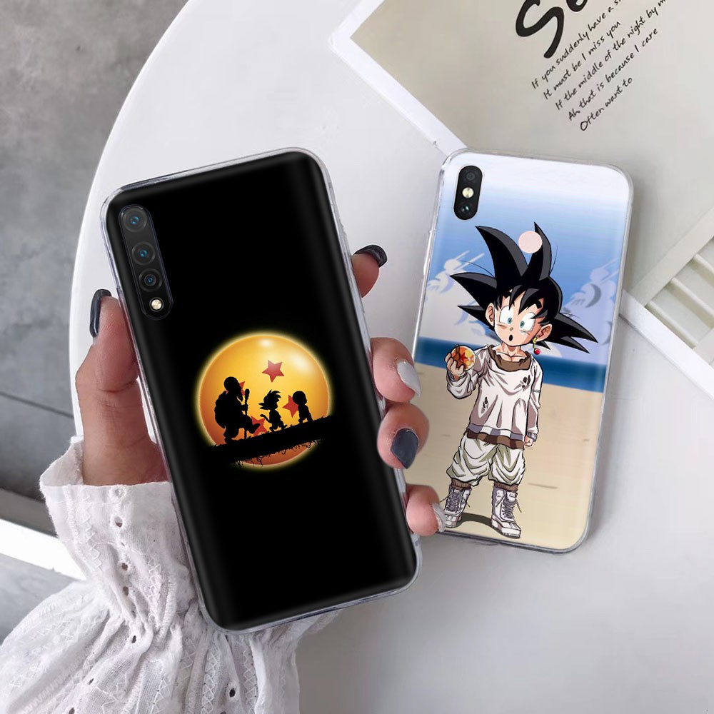 Ốp Điện Thoại Trong Suốt Họa Tiết Dragon Ball Cho Motorola Moto G4 G5 Plus G5S G6 Z3 Play Tb24