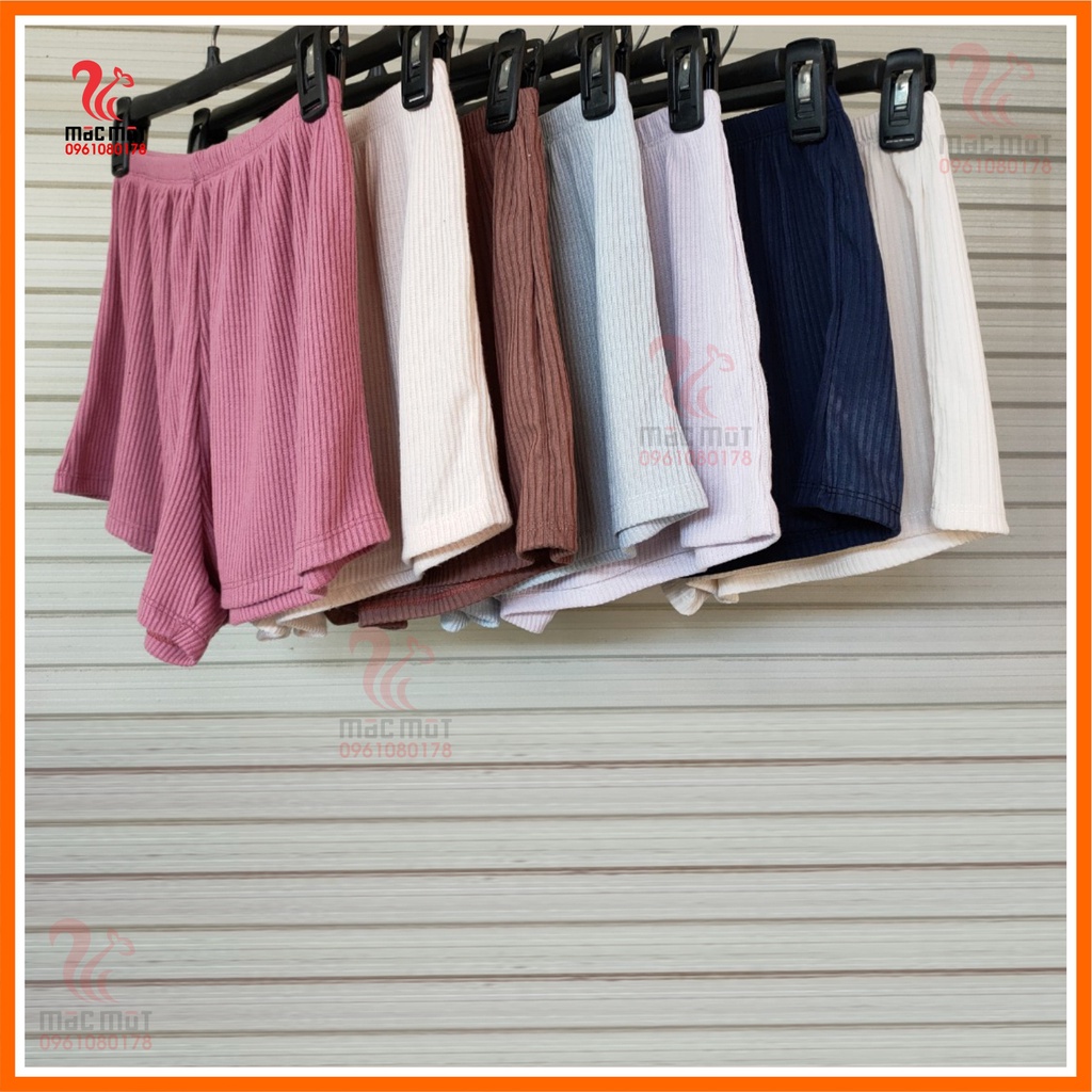 Quần short nữ thun cotton 100%, [Mã SP Q110] phù hợp làm quần đùi mặc nhà hoặc quần mặc trong váy. Thời trang Macmot | BigBuy360 - bigbuy360.vn