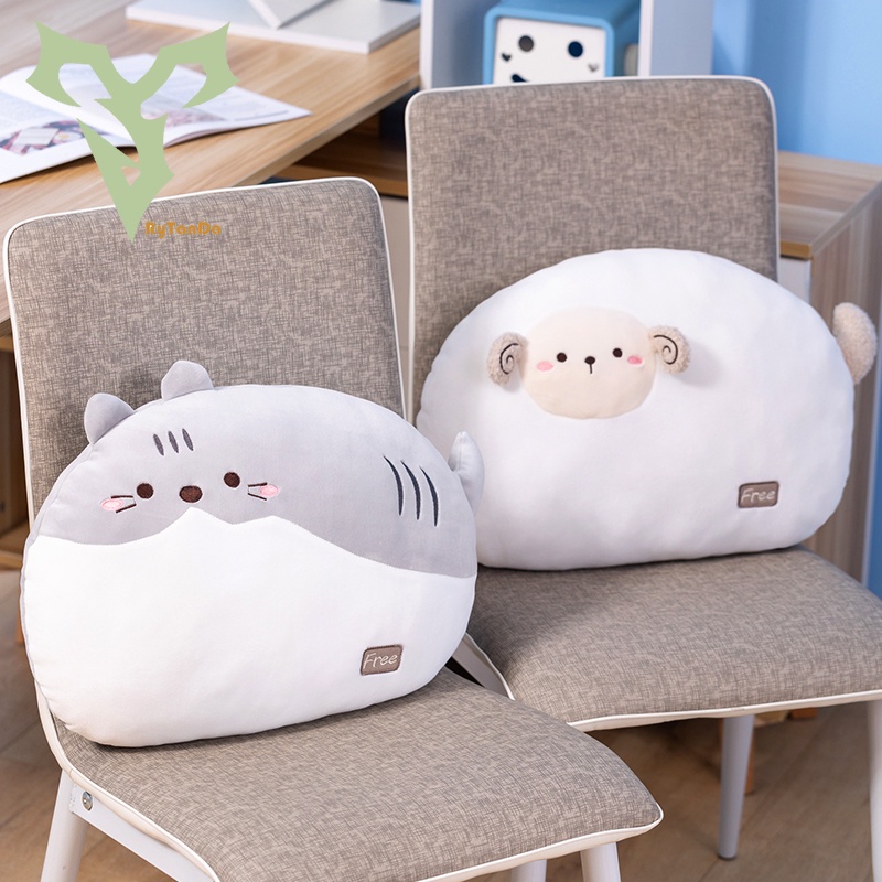 Đồ chơi nhồi bông Hình Chó Shiba / Mèo Dễ Thương Cho Bé Gái