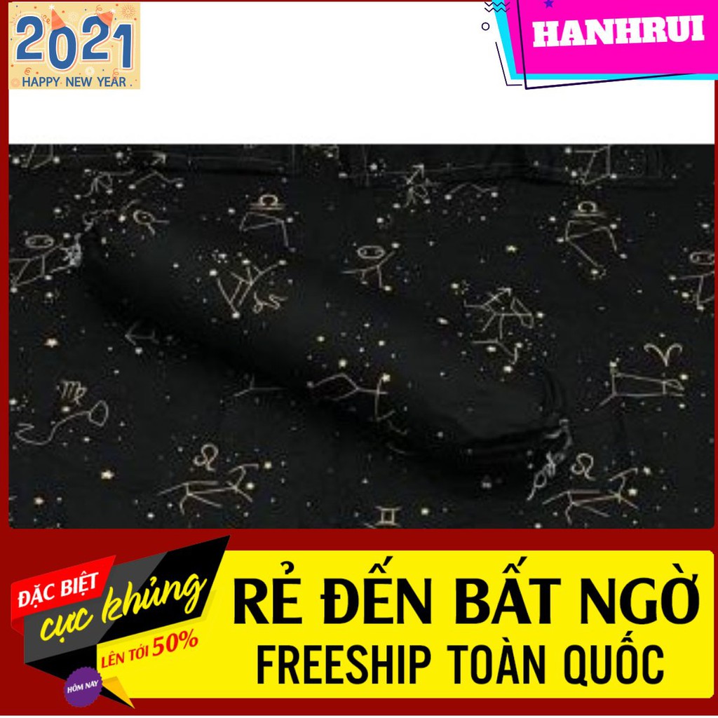 [Hanhrui]Vỏ gối ôm cotton poly 30x100cm mẫu cung hoàng đạo