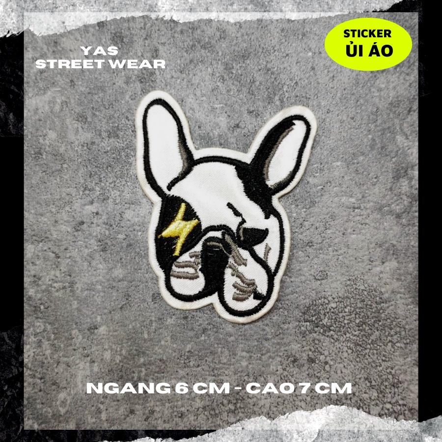 Sticker ủi áo cao cấp, miếng dán quần áo dùng làm Patch ủi, miếng vá quần áo, vá áo phao, trang trí BALO