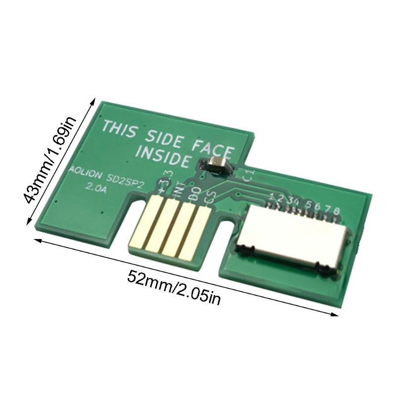 Micro SD Card Adapter TF Card Reader for NGC Game Cube SD2SP2 SDLoad SDL Adapter