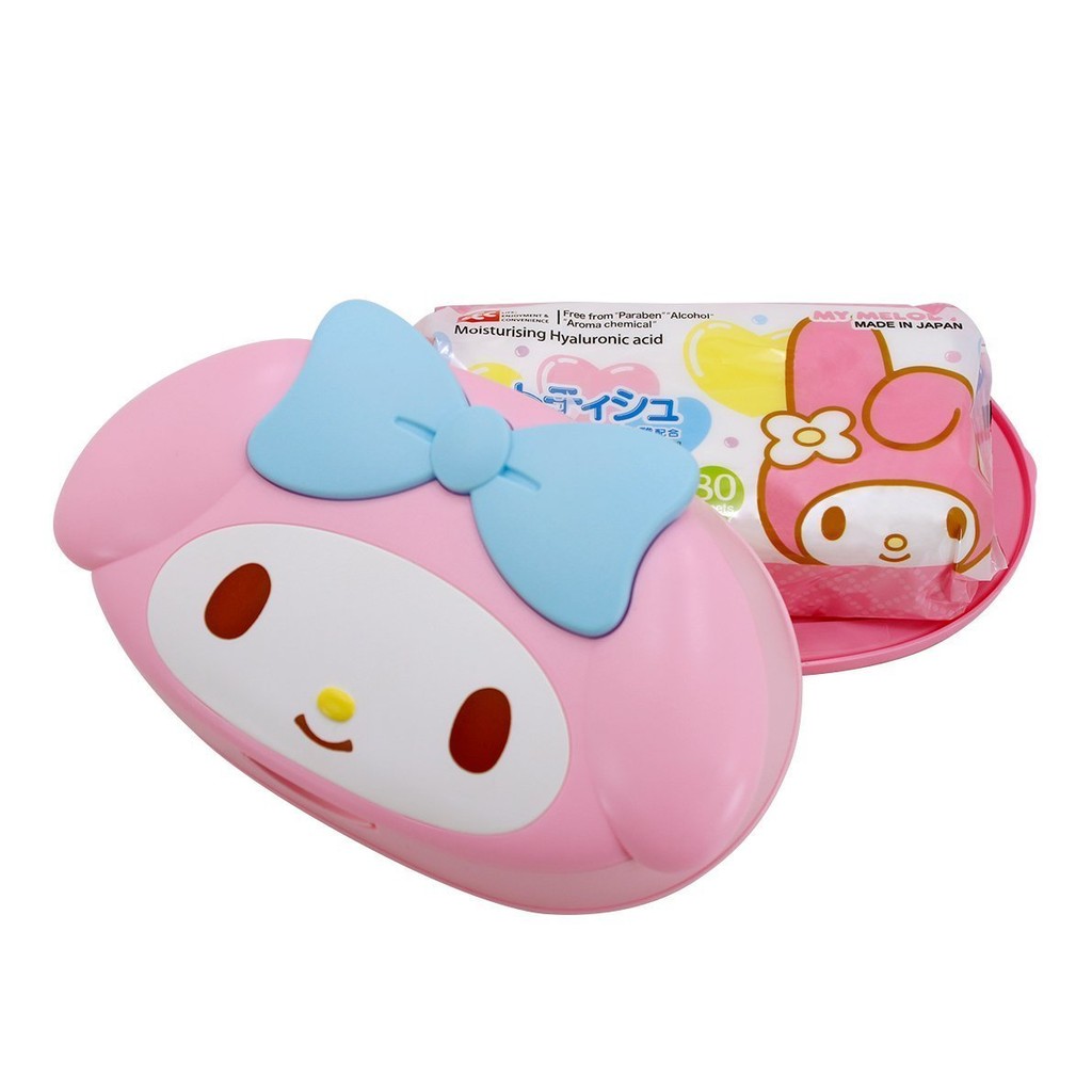 Giấy ướt LEC nước tinh khiết 99,9% có hộp đựng My Melody SS231 - 80 tờ