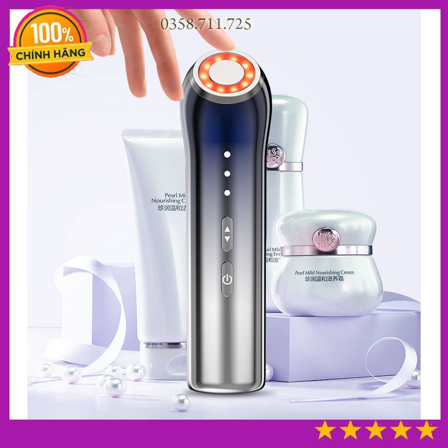 Máy massage mặt nâng cơ không dây, máy mát xa mặt làm sạch sâu cho da tẩy tế bào chết