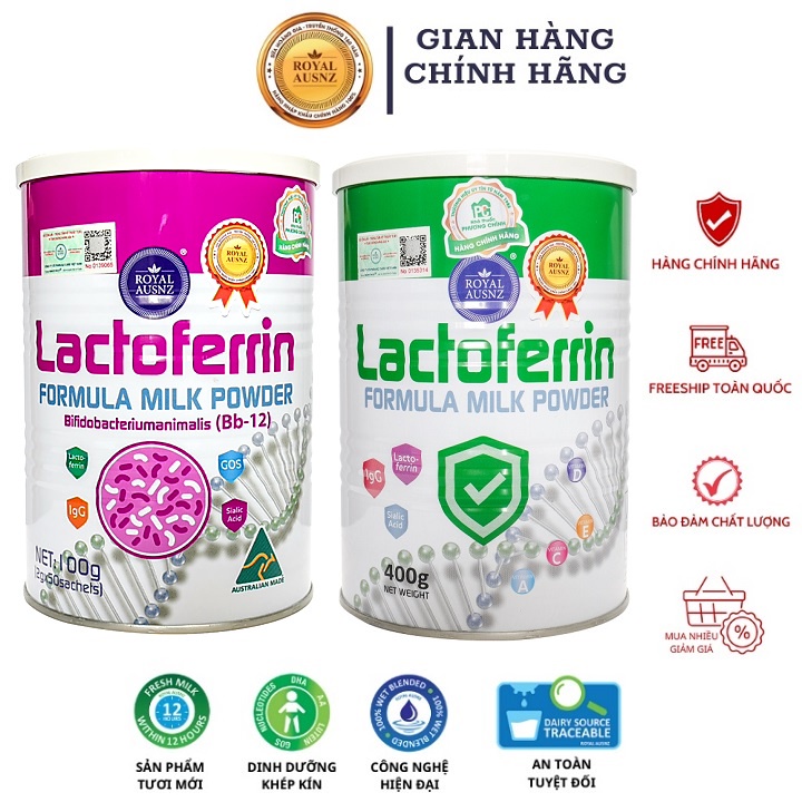 Sữa Hoàng Gia Úc Lactoferrin Formula Milk  giúp tăng đề kháng cho trẻ