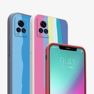 Ốp lưng Cầu vồng sơn dầu cứng VIVO V20 Y20 Y20i Y20s Y12s V15 Y12 Y15 Y17 X60 X50 Pro Camera lens protection