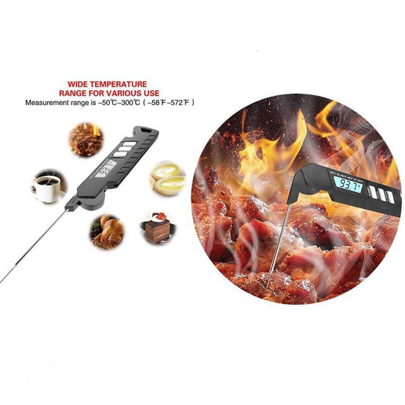 Waterproof Barbecue Thermometer Kitchen Food Probe
