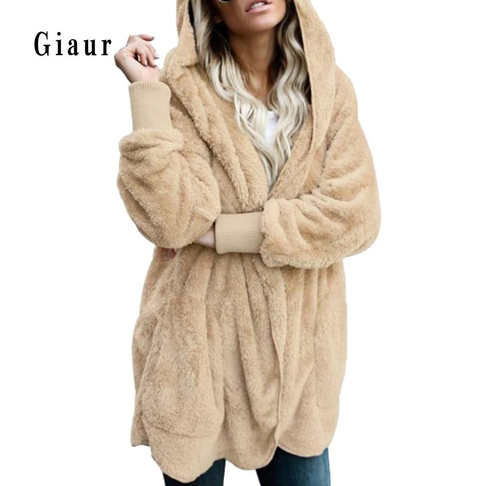 Áo khoác Cardigan giả lông thú thời trang giaur cho nữ