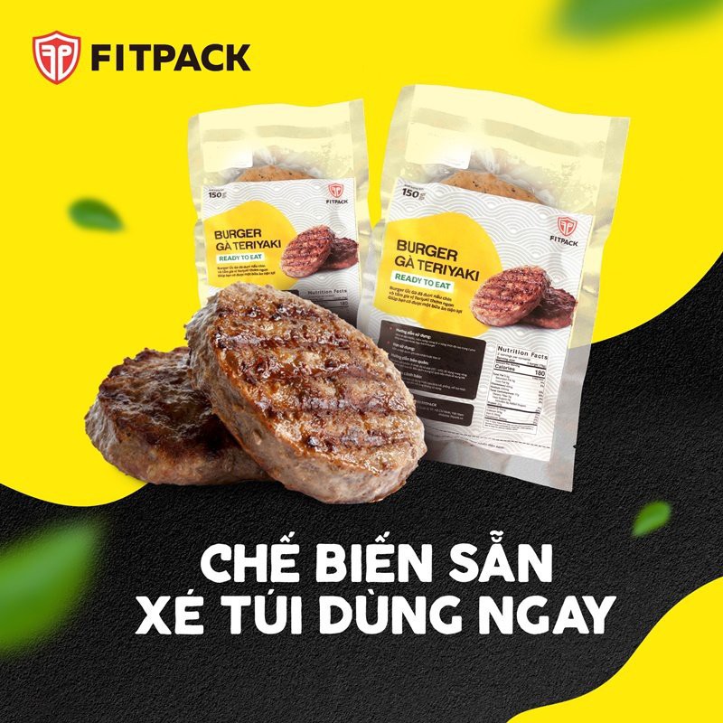 Burger Gà Teriyaki Dinh Dưỡng TIện Lợi Gói 150gram | BigBuy360 - bigbuy360.vn