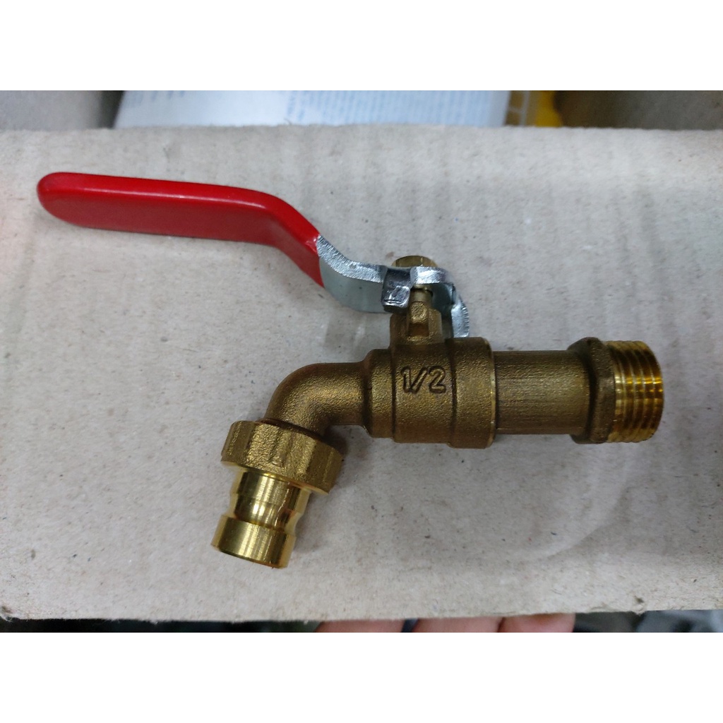 Vòi nước tay gạt đồng 21 và vòi tay gạt nhựa 21 bền đẹp