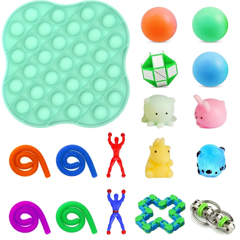 1 Set Đồ Chơi Fidget Spinner HìNh ĐậU Mini Vui NhộN Cho Bé