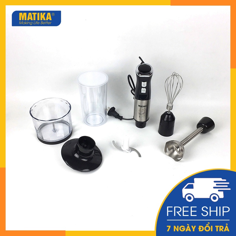 Máy Xay Sinh Tố Cầm Tay MATIKA Đa Năng MTK-3131