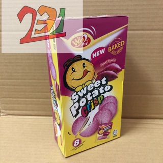 Hộp x8 Túi Bánh Khoai Tây Potato Crisp -SweetPotato 160g