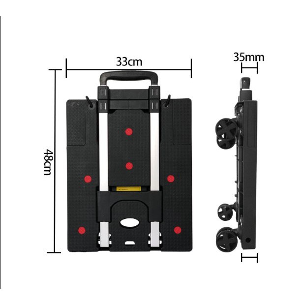 Xe Đẩy Hàng Gấp Gọn SIÊU NHẸ