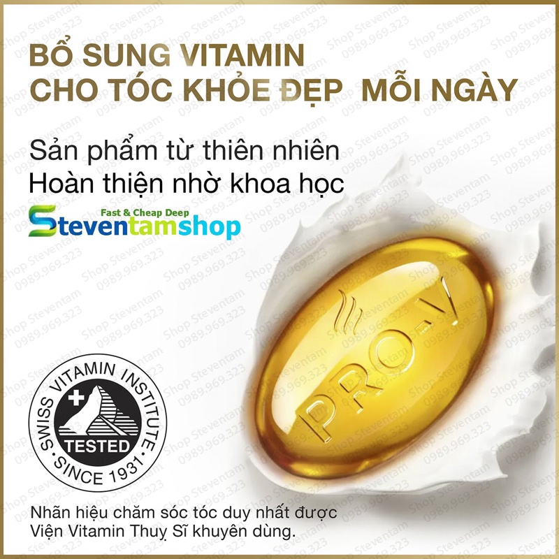 Dầu gội PANTENE ngăn rụng tóc 1200g