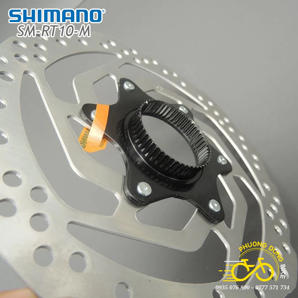 Đĩa phanh thắng xe đạp SHIMANO SM RT10 160mm 180mm Center Lock - CHÍNH HÃNG
