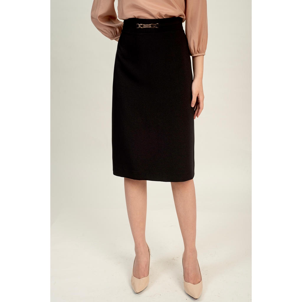 Chân váy dáng xuông, có đai liền MMOutfit M-JU021220014