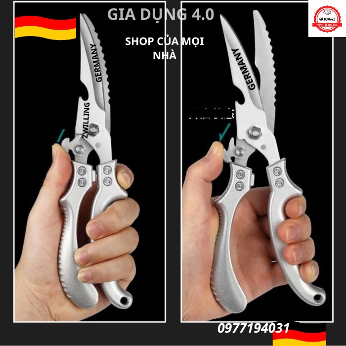 Kéo cắt gà cao cấp nhập từ Liên Bang Đức -Phiên bản mới nhất 2024