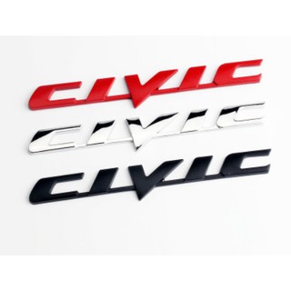 Chữ nổi 3d CIVIC