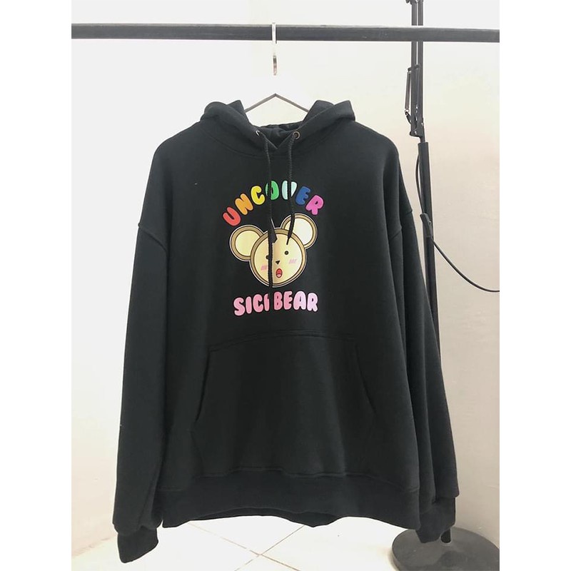 Áo Hoodie  In Hình Chú Gấu SICI BEAR Chất Liệu Thun PE Cho Nam Và Nữ Dưới 70kg