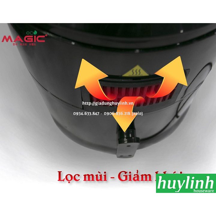 [Mã ELHAMS5 giảm 6% đơn 300K] Nồi chiên không dầu Magic ECO AC-120 - 7 lít