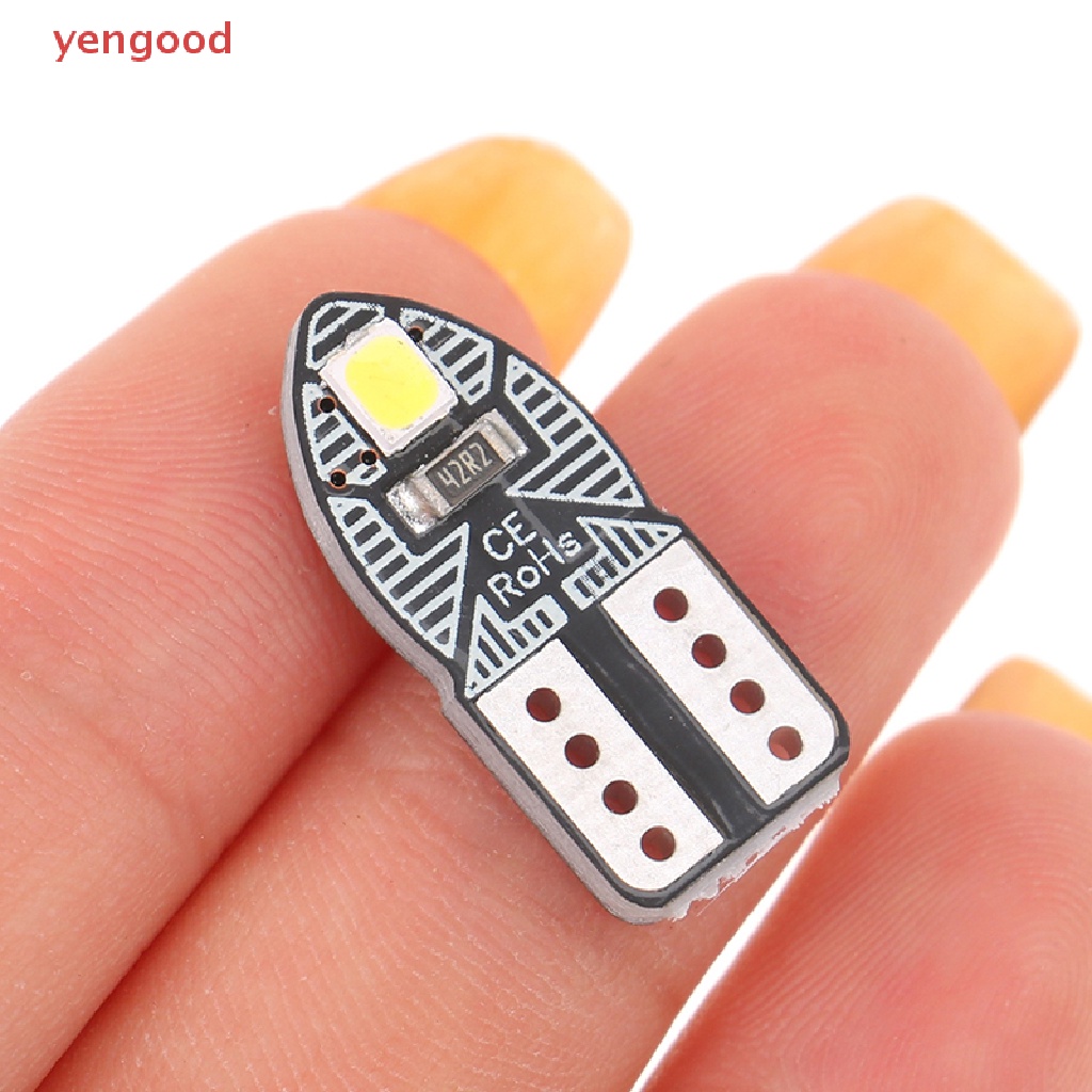 (YGD) 10 Đèn LED Siêu Sáng 2SMD 2835 W5W T10 194 Cho Ô Tô