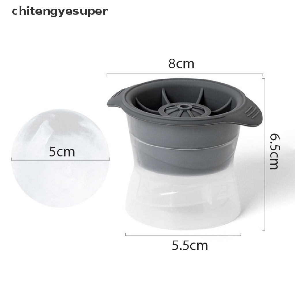 Khuôn Silicone Làm Đá Viên Hình Cầu DIY
