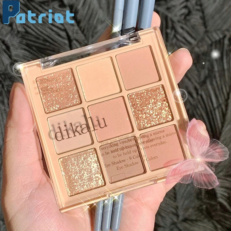 [Hàng mới về] Bảng phấn mắt 9 màu lấp lánh chống nước