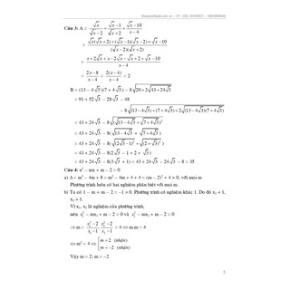 Chiến Thắng Kì Thi 9 Vào 10 - Toán Học