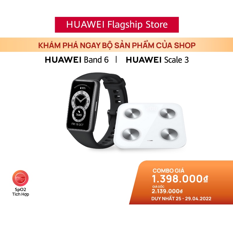 Bộ Sản Phẩm Huawei (Band 6 + Scale 3)