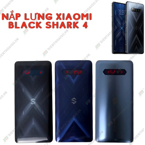 Nắp lưng xiaomi black shark 4 kèm keo dán