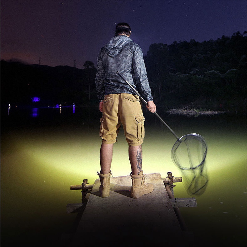 Đèn Pin 5 Bóng Led COB Cắm Trại Sạc Usb
