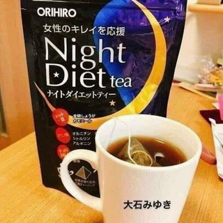 [Hàng Nhật nội địa] Trà  Night Diet Tea Orihiro Nhật Bản