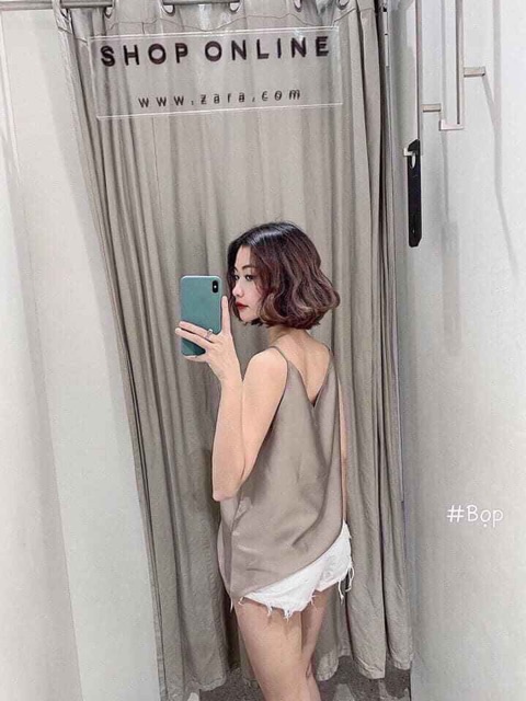 Áo 2 dậy lụa nữ siêu sang chảnh