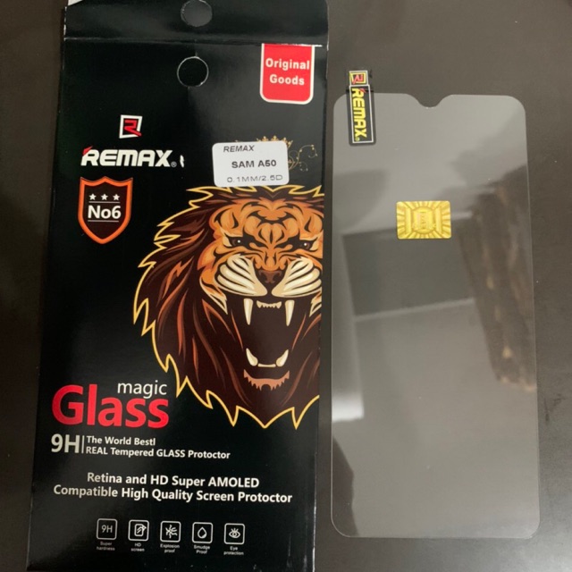 Kính cường lực Remax cho Samsung A50 trong suốt