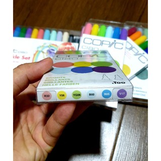 Bút Tô màu Copic Ciao Marker Bright (set 6 cây)