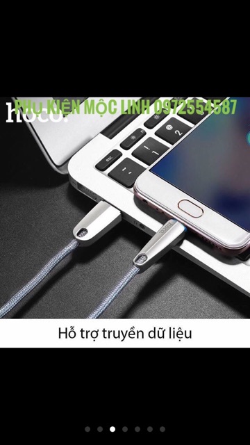CÁP SẠC NHANH TỰ NGẮT CAO CẤP HOCO U35 CAO CẤP BẢO HÀNH 6 THÁNG CHO IPHONE SAMSUNG OPPO HTC XIAOMI TYPE C 5 6 7 8plus X