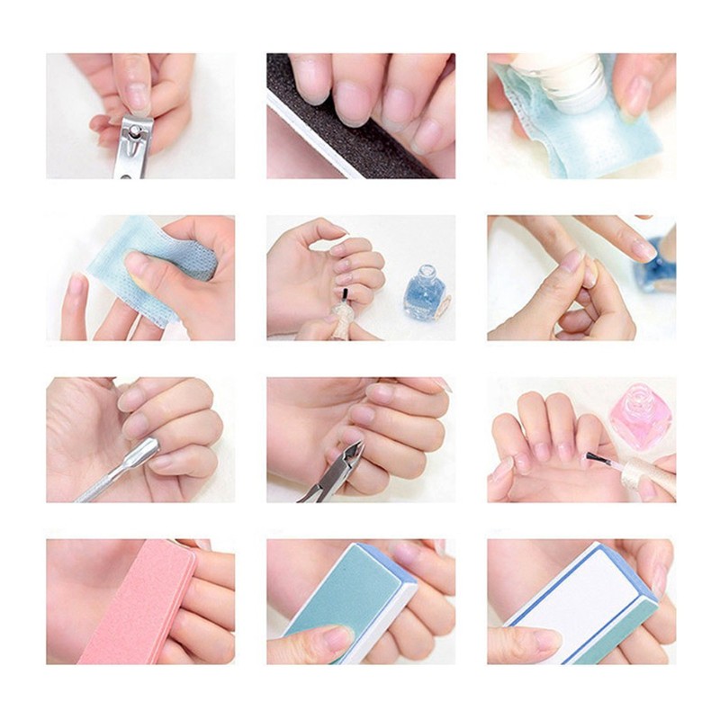 Sanding Manicure Pedicure Four Side Jewelry Polishing Tool Nail Art Files Buffer