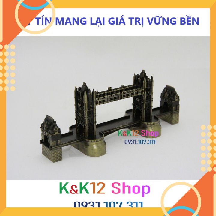 Cầu Tháp London mô hình trang trí để bàn. Bộ sưu tập đồ chơi độc đáo. Đồ chơi thủ công. Quà tặng ý nghĩa.