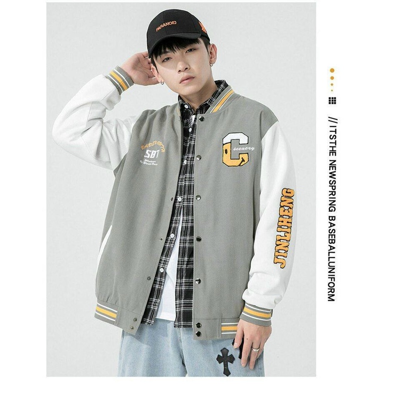 Áo Khoác Nỉ Bomber Áo Khoác Bóng Chày Nam Nữ Nhiều Mẫu Hot Cá Tính